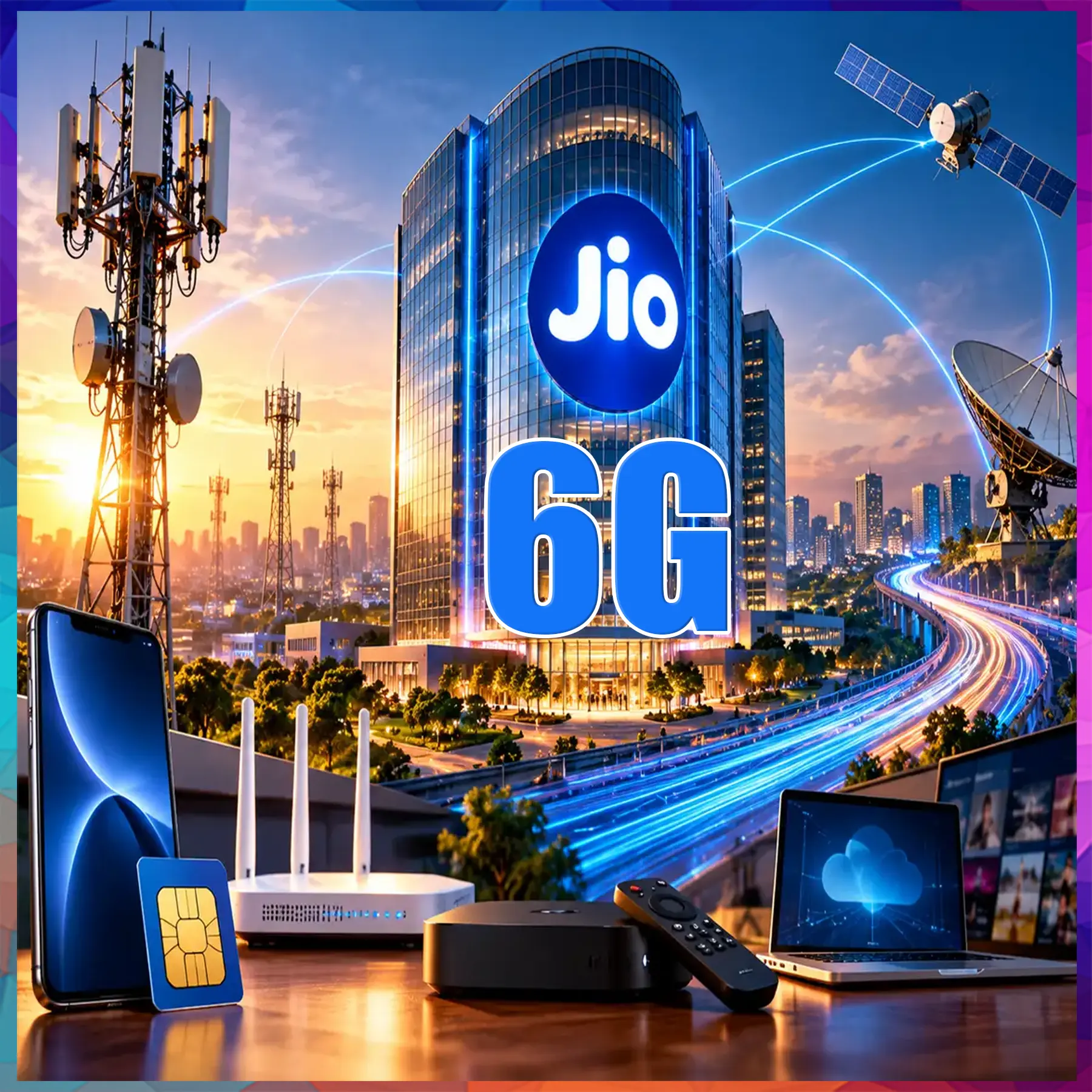 Jio plans to take its network technology global, with faster broadband and 6G in focus