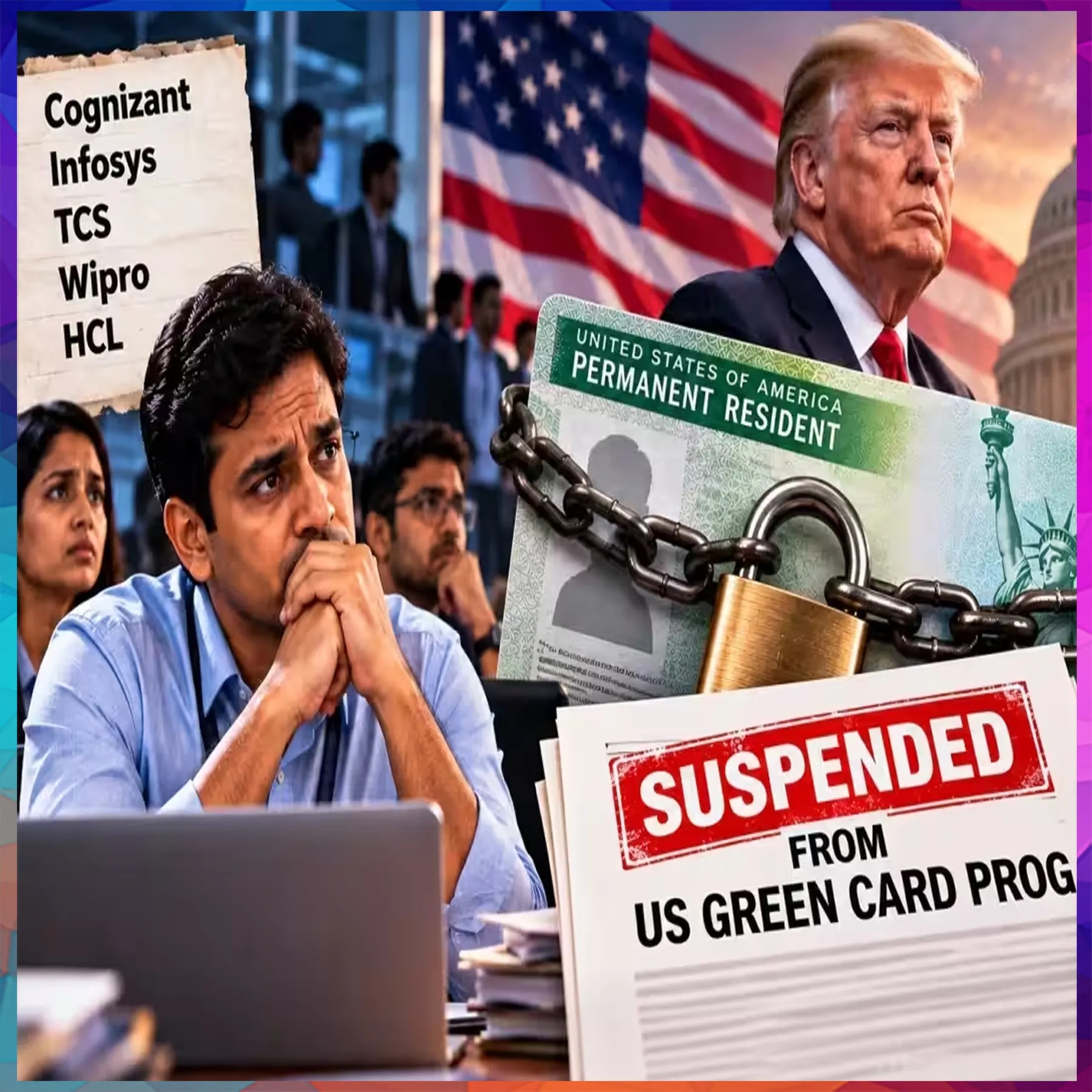 Trump administration suspends Infosys, TCS, Wipro, Microsoft from green card programme