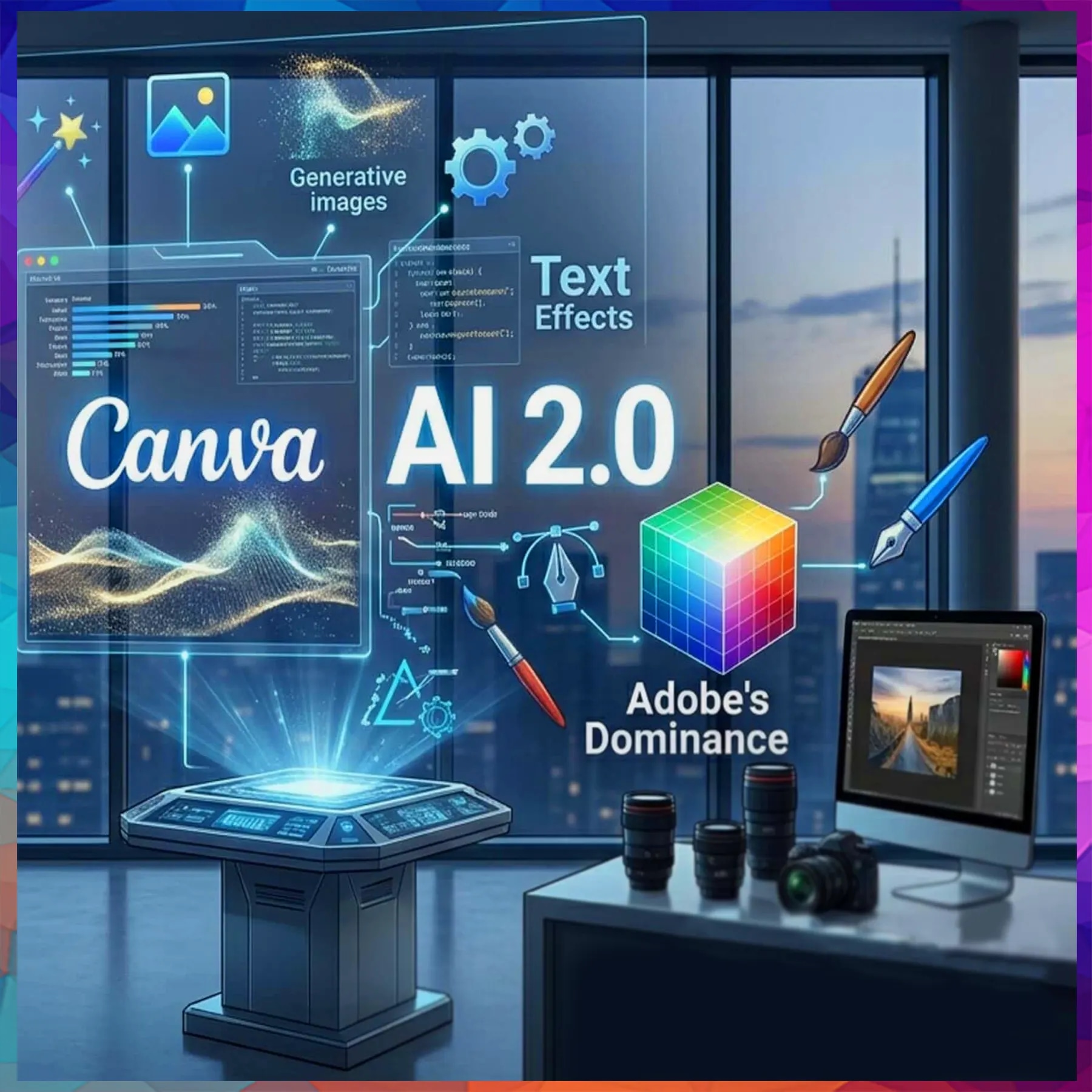 Canva’s AI Disruption Challenges Adobe’s Creative Dominance