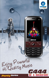 Genus G444 is a recently introduced bar phone from the house of Genus.