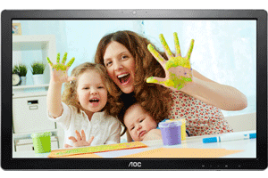 AOC debuts 10-Point Multi-Touch 72 Series IPS Monitors
