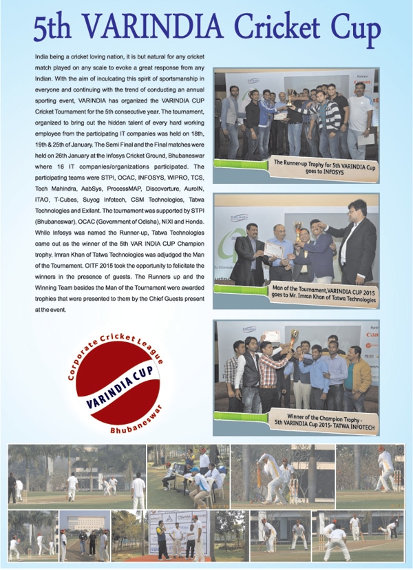 5th VARINDIA Cricket Cup 2015