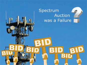 Why spectrum auction was a failure?
