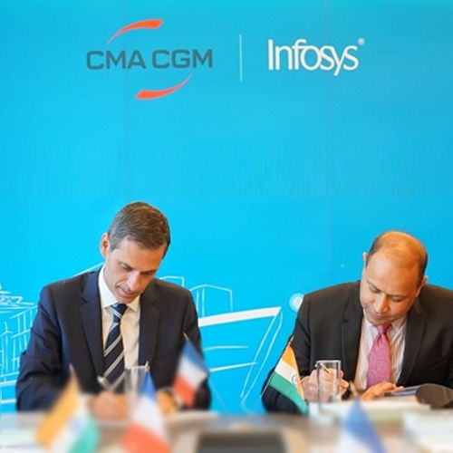 CMA CGM Group inks 7-year Strategic Partnership with Infosys