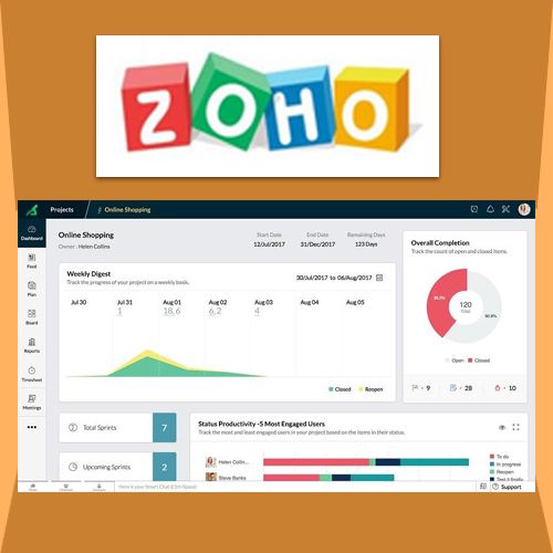 Zoho presents Agile Project Management Software â€“ Sprints