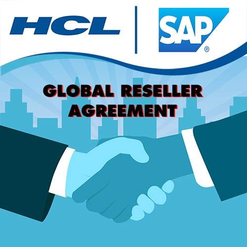 HCL enters into a Global Reseller agreement with SAP