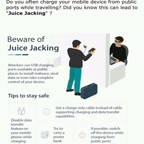 Charging Cell Phone on Public Place Could Bring Great Risk