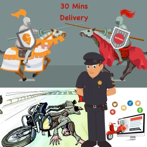 Food Delivery Apps Leading to Traffic violations - Warned of Severe Consequences : Mumbai Police