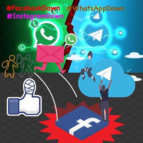 Approximately 3 Million New Users bagged by Telegram owing to #FacebookDown, #InstagramDown & #WhatsAppDown