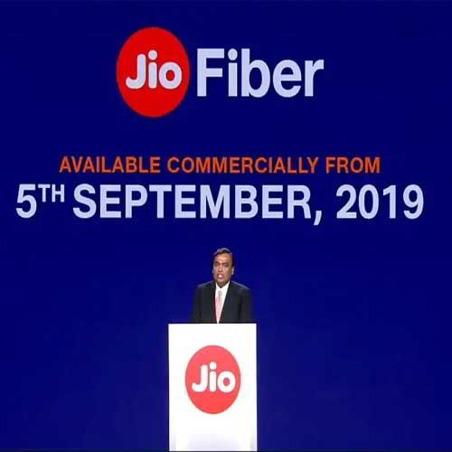 Ambani's Jio Fiber to roll out from 5th of September