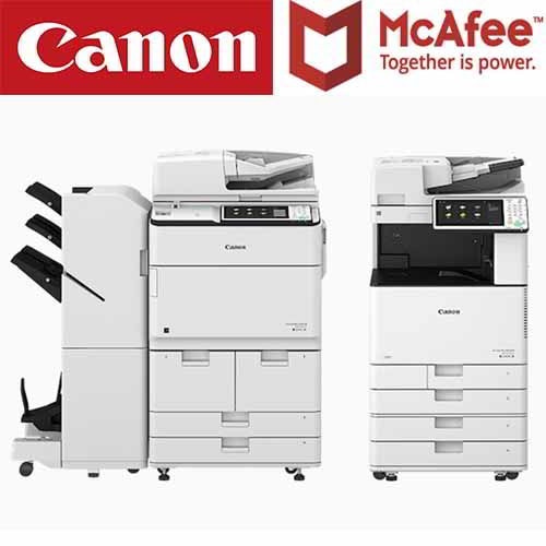 Canon inks partnership with McAfee