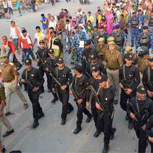 Vigilance stepped up across the country ahead of the Ayodhya verdict