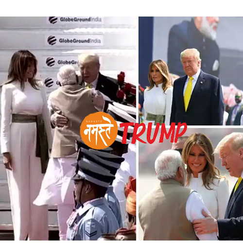 US President, Donald Trump comments on 'Namaste Trump' event