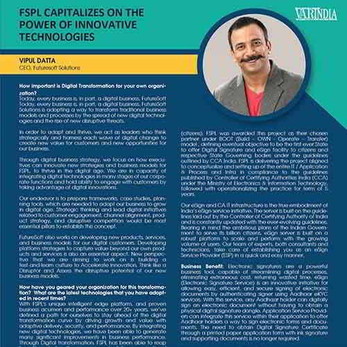 FSPL capitalizes on the power of innovative technologies