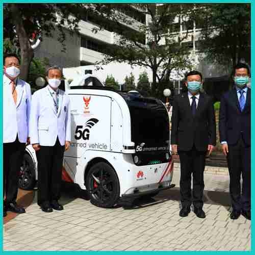 Huawei pilots 5G unmanned vehicle in Thailand smart hospital