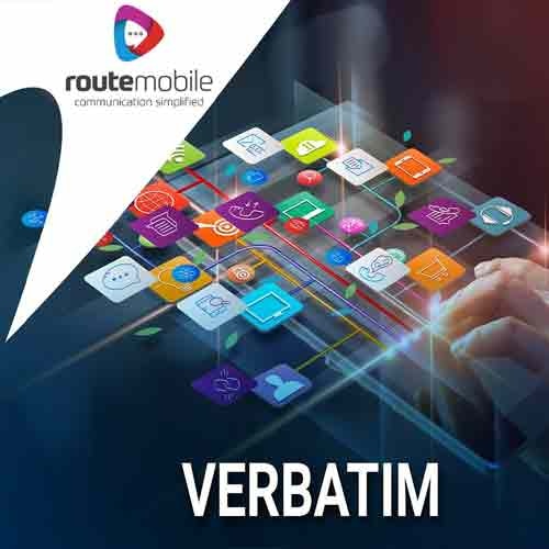 Route Mobile brings â€œVerbatimâ€ simplifying compliance process for banking, financial institutions & enterprises
