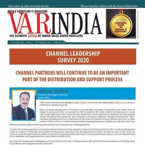 Channel partners will continue to be an important part of the distribution and support process: SANJAY ZADOO, Country Manager,  Vertiv India