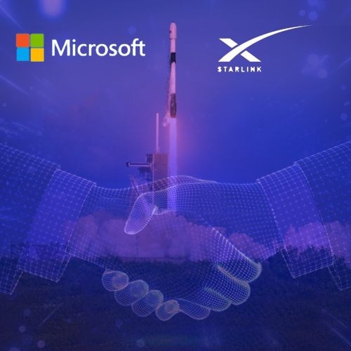 Microsoft collaborates with SpaceX
