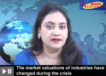 The market valuations of industries have changed during the crisis