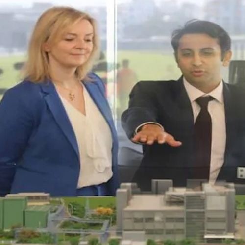 UK's trade secretary Liz Truss discusses innovation in healthcare sector with Serum Institute CEO