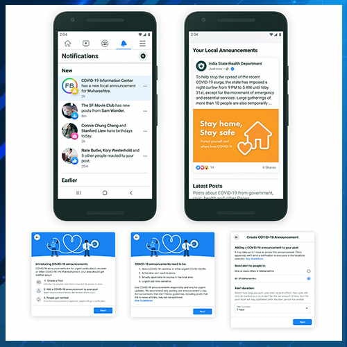 Facebook expands COVID-19 Announcement tool to India