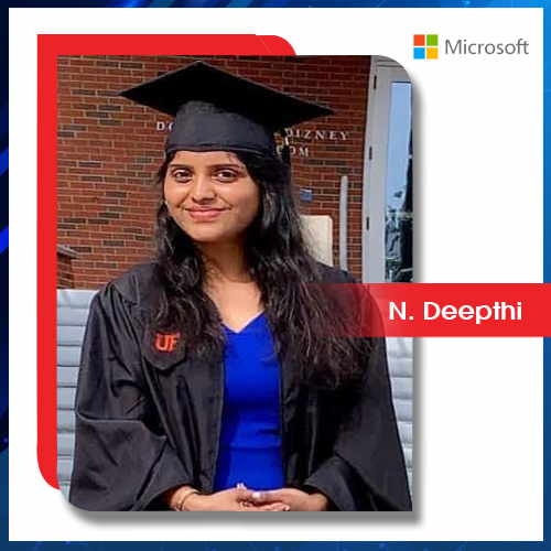 N. Deepthi of Hyderabad gains Microsoft job with Rs. 2 Cr package