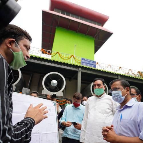 New Delhi's Connaught Place witnesses India's first smog tower