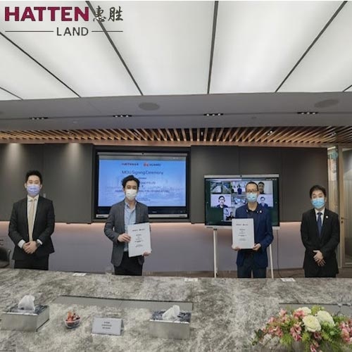 Hatten Land Signs Comprehensive Collaboration Agreement with Huawei