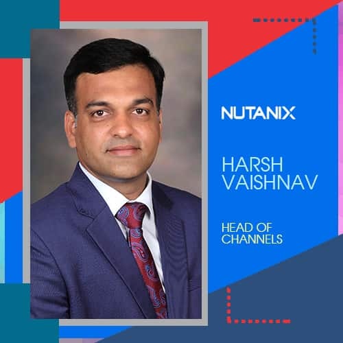 Harsh Vaishnav chairs as the new Head of Channels at Nutanix India
