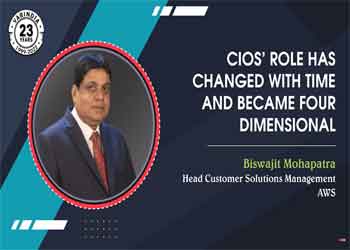 CIOsâ€™ role has changed with time and became four dimensional