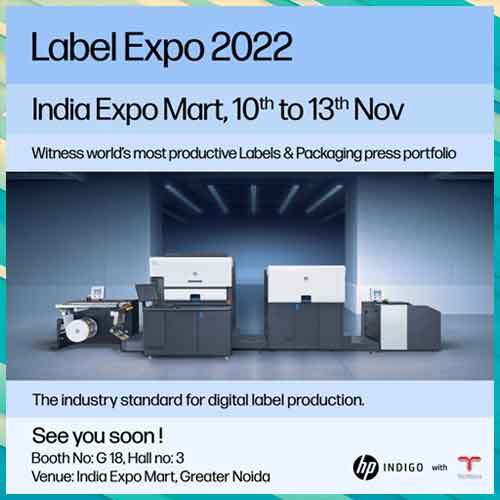 HP to introduce innovative printing solutions at Labelexpo India 2022
