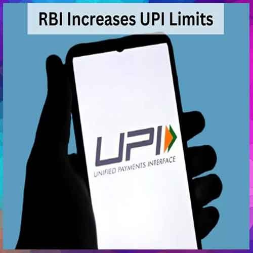 RBI Increases UPI Transaction Limit
