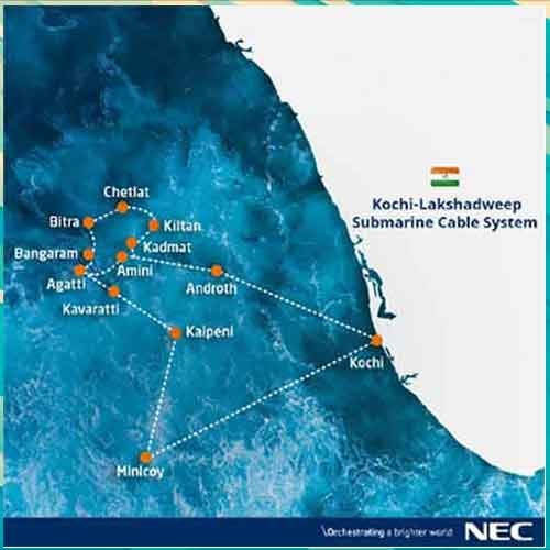 NEC Completes Submarine Cable System for BSNL Connecting Kochi and the Lakshadweep Islands