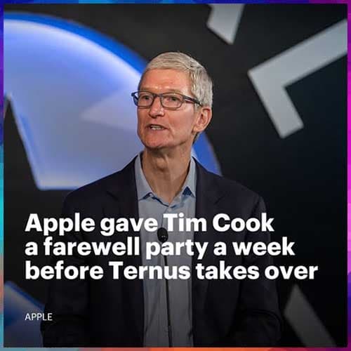 Apple Bids Farewell to Tim Cook