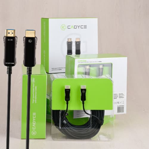 Cadyce brings high-speed HDMI fiber cables with Ethernet