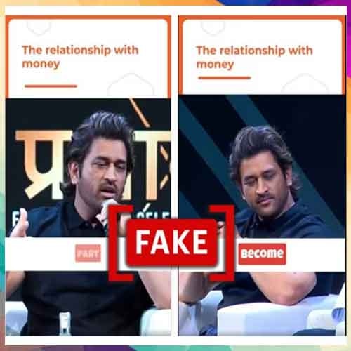 AI manipulates Dhoni video to fake betting endorsement