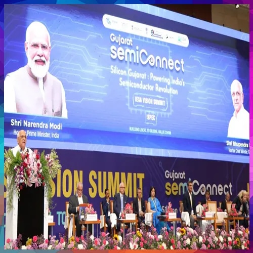 Gujarat CM inaugurates IESA Vision Summit 2025, showcasing India’s semiconductor role