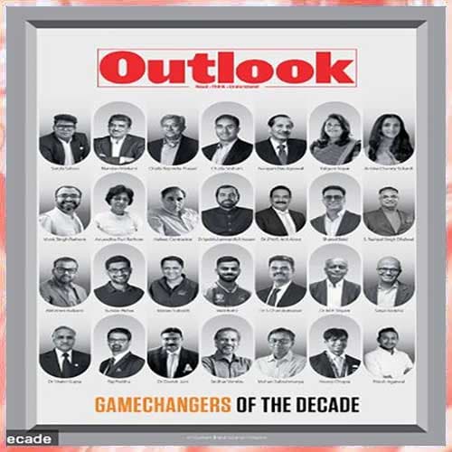Outlook India Recognizes Nandan Nilekani, Satya Nadella, Sundar Pichai and Sanjib Sahoo as Technology Game Changers of the Decade