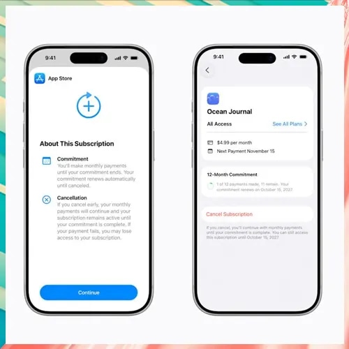 Apple now lets users pay monthly installments for annual subscriptions