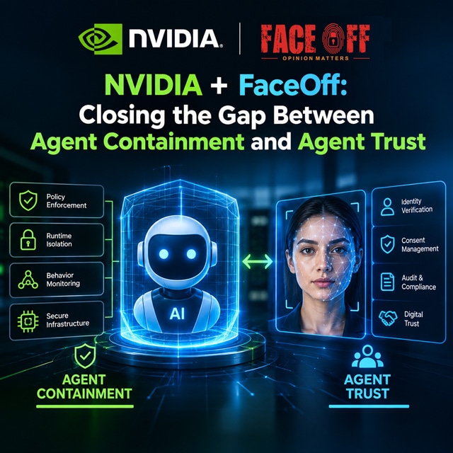 NVIDIA + FaceOff: Closing the Gap Between Agent Containment and Agent Trust