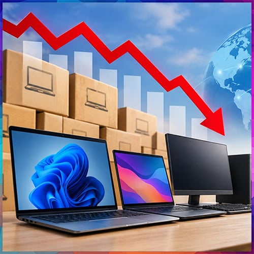 Global PC Shipments Fall 22.4% in Q3 2026 Amid Component Cost Inflation