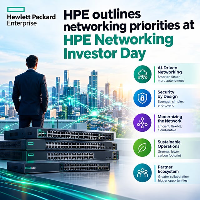 HPE outlines networking priorities at HPE Networking Investor Day