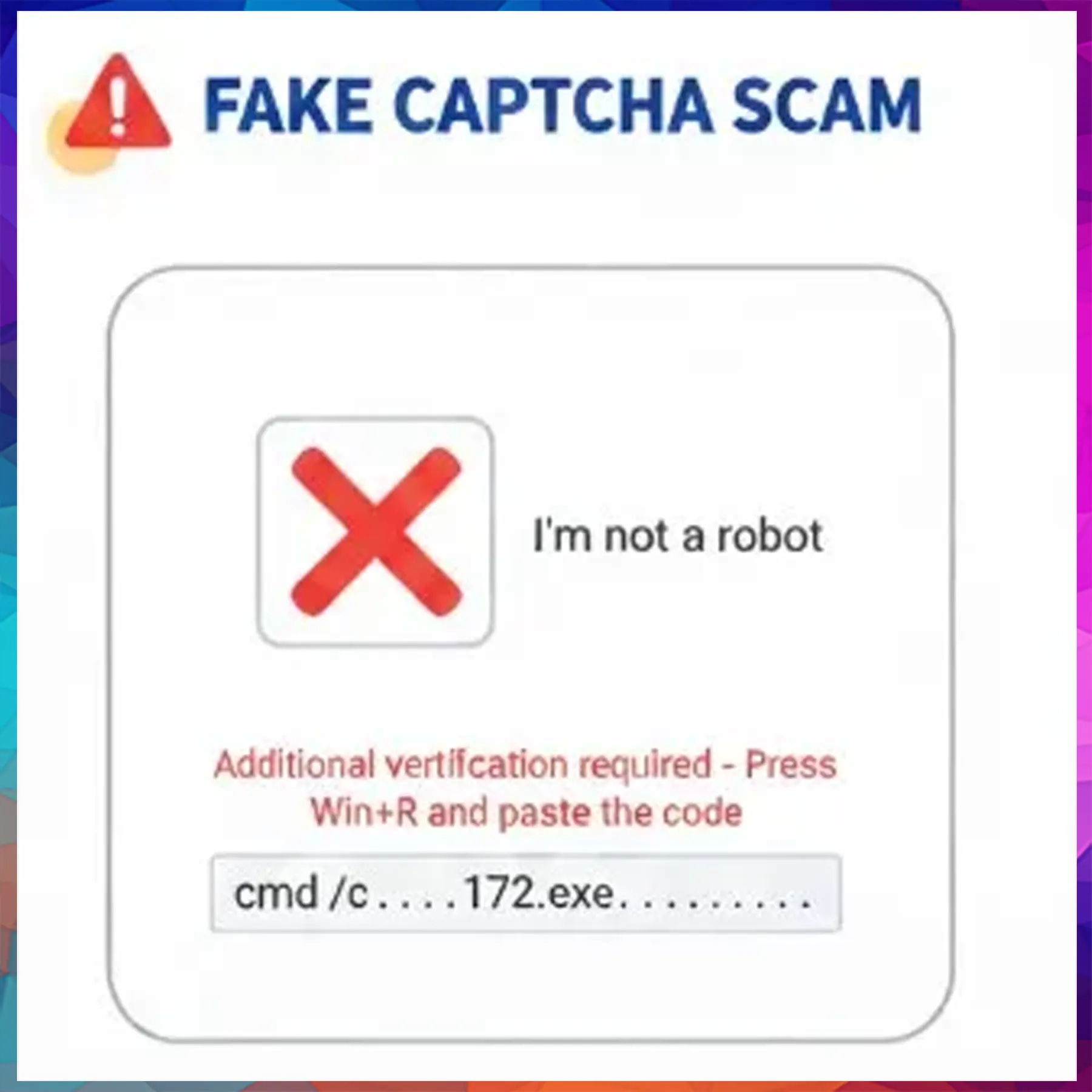 Fake CAPTCHA scam hits 1.1 mn devices that installed malwares