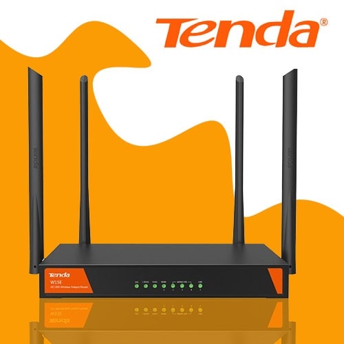 Tenda unveils its Wireless Dual Band Hotspot Router W15E AC1200