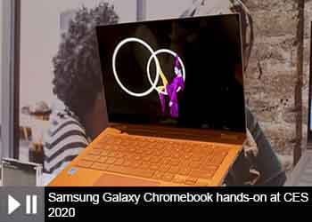 Samsung Galaxy Chromebook hands-on at CES 2020
