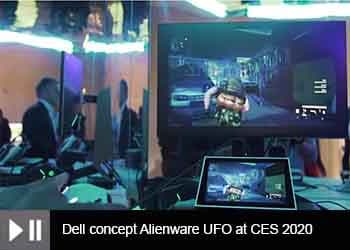 Dell concept Alienware UFO at CES 2020