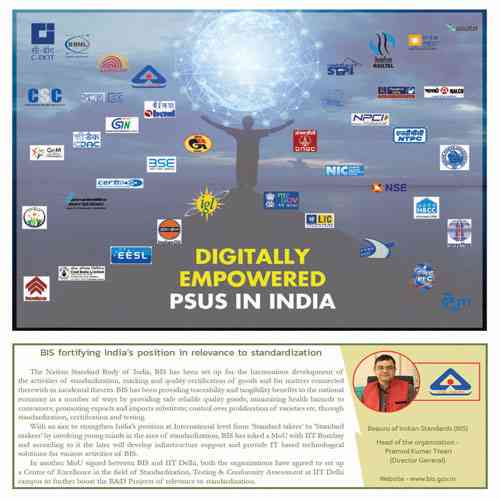 BIS fortifying India’s position in relevance to standardization Beauru of Indian Standards (BIS)