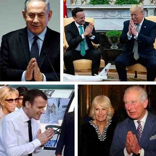 Are other countries following the Indian way to greet?