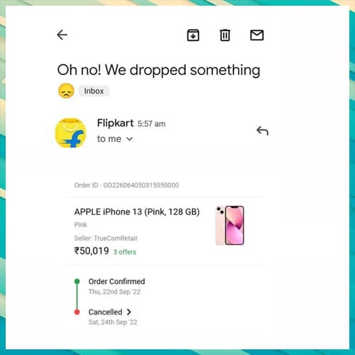 Customers dissatisfied with last moment cancellation of orders in Big Billion Days