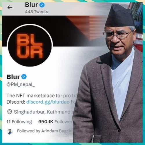 Nepalese Prime Minister’s official Twitter account hacked